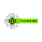 Black and Green Simple Tech Brain Logo