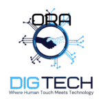 Blue And Black Illustrative AI technology Company Logo 9